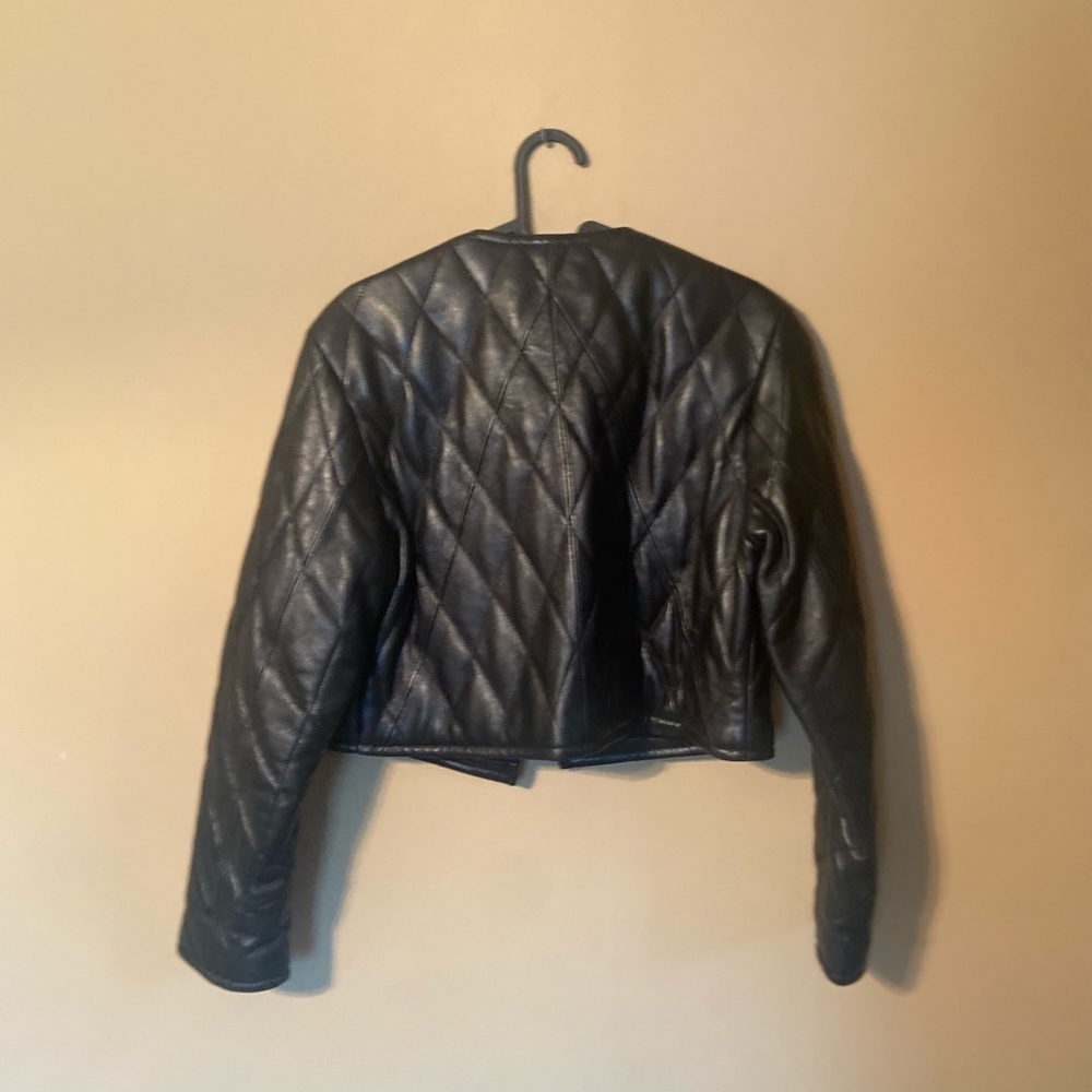 Perry Ellis Leather Jacket - Picture 2 of 3